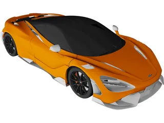 McLaren 765LT (2021) 3D Model