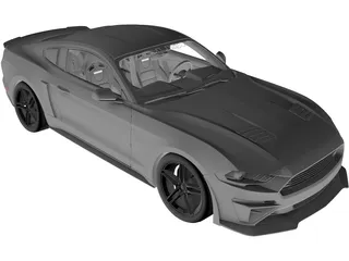 Ford Mustang Roush Stage 3 3D Model