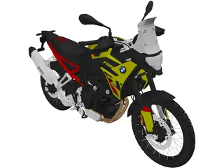 BMW F900GS (2024) 3D Model