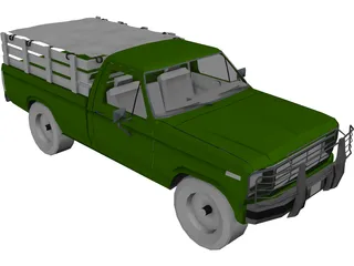 Ford F-100 (1980) 3D Model