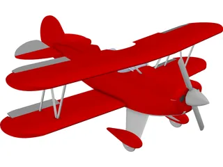 SPAD S.XIII Biplane 3D Model