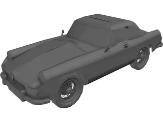 MGB Sports Car 3D Model