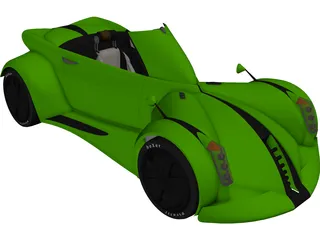 Concept Car 3D Model