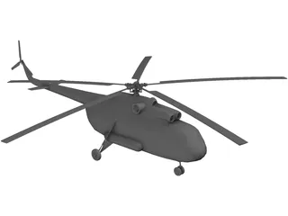 Mil Mi-8P Hip 3D Model