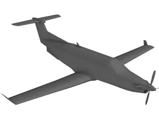 Pilatus PC-12 3D Model