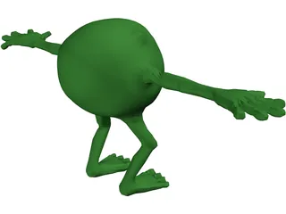 Monster inc Mike 3D Model