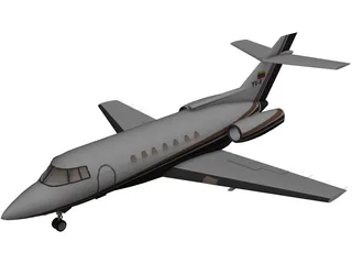 Hawker 850XP 3D Model