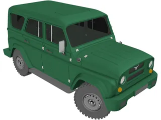 UAZ Hunter 3D Model