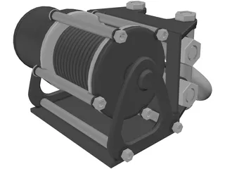 Winch 3D Model