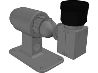 Security CCTV Camera 3D Model