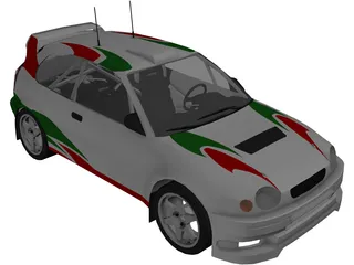 Toyota Corolla WRC (1998) 3D Model