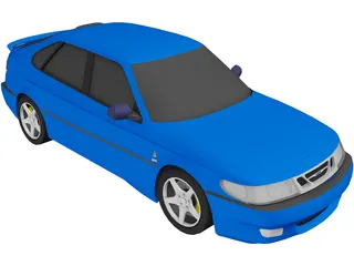 SAAB 9-3 Viggen Turbo 3D Model