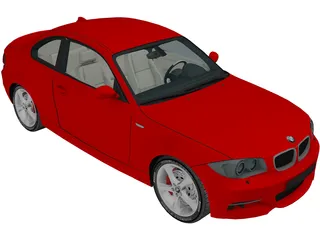 BMW 135i Coupe [E82] (2009) 3D Model