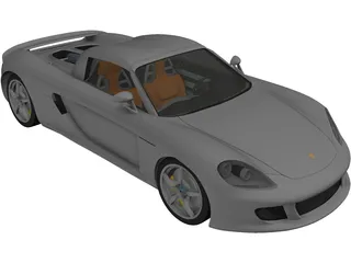 Porsche Carrera GT (2003) 3D Model