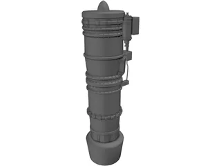 Jet Engine 3D Model
