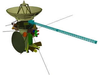 Cassini Satellite 3D Model