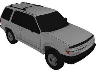 Ford Explorer Sport (1996) 3D Model