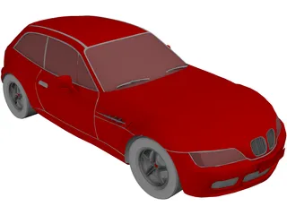 BMW Z3 Coupe (2001) 3D Model