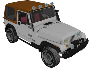 Jeep Wranger 3D Model