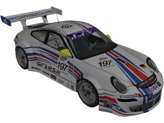 Porsche 911 GT3 RSR 3D Model