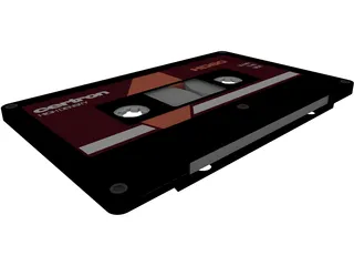 Cassette Tape 3D Model