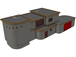 Window House 3D Model