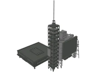 Shuttle Launch Gantry 3D Model