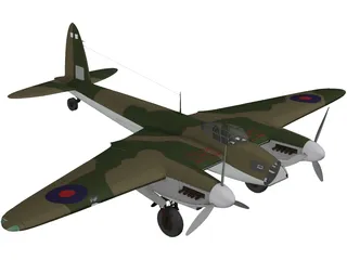 de Havilland DH.98 Mosquito 3D Model