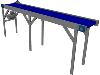 Conveyor Belt 3D Model