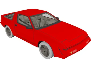 Mitsubishi Conquest (1988) 3D Model
