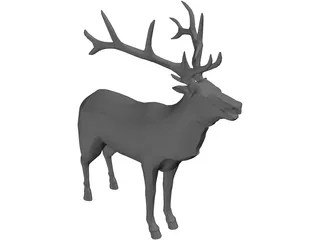 Elk 3D Model