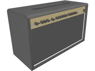 Marshall AMP MG100DFX 3D Model