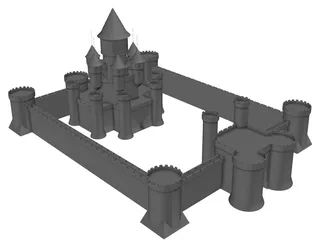 Castle Fantasy 3D Model