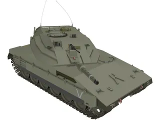 Merkava MK4 3D Model