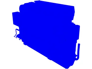 Marine Engine 3D Model