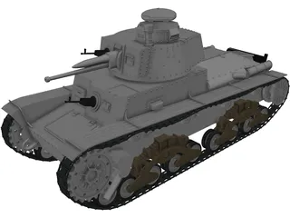Pzkfw 35(t) 3D Model