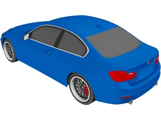 BMW 335i Coupe [F30] (2012) 3D Model