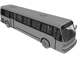 GMC RTS Bus 3D Model