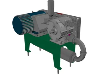 Vacuum Pump 3D Model