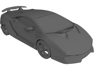 Lamborghini Sesto Elemento 3D Model