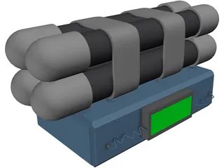 Time Bomb 3D Model