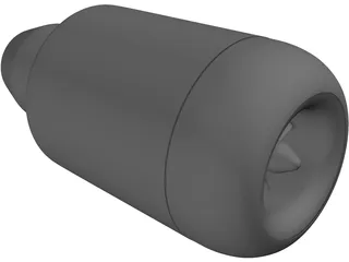 GR 130 RC Jet Engine Model 3D Model