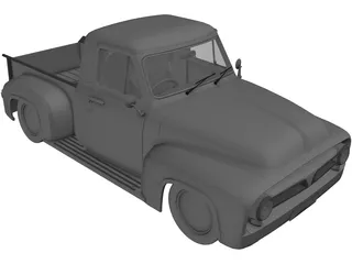 Ford F-100 (1955) 3D Model