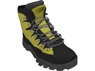 Boot Trekking 3D Model