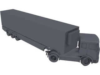 European Truck 3D Model