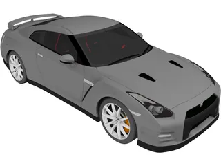 Nissan GT-R (2012) 3D Model