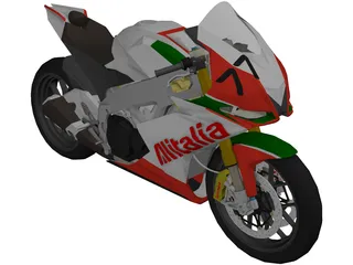 Aprilia RSV4 Alitalia 3D Model