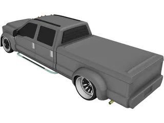 Ford F-350 Truck [Tuned] 3D Model