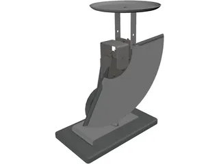 Mechanical Postal Scale 3D Model