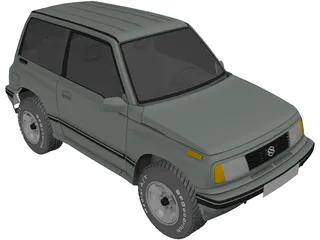 Suzuki Vitara 3-doors (1989) 3D Model